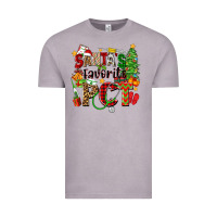 Vintage Zinc santa's favorite pct Vintage Tee - Zillion Design Studio