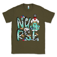 Army Green nurse Classic Tee - RacoonDesign