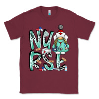 Burgundy nurse Classic Tee - RacoonDesign