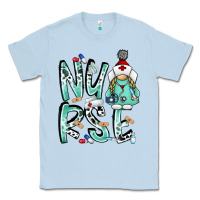 Dusty Blue nurse Classic Tee - RacoonDesign