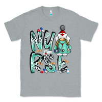 Heather Grey nurse Classic Tee - RacoonDesign