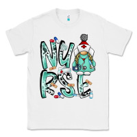 White nurse Classic Tee - RacoonDesign