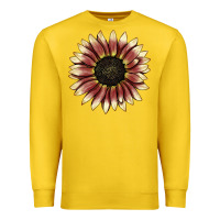 Lemon strawberry blonde sunflower Premium Sweatshirt - LillyAllenDesigns