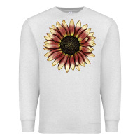 Oatmeal Heather strawberry blonde sunflower Premium Sweatshirt - LillyAllenDesigns