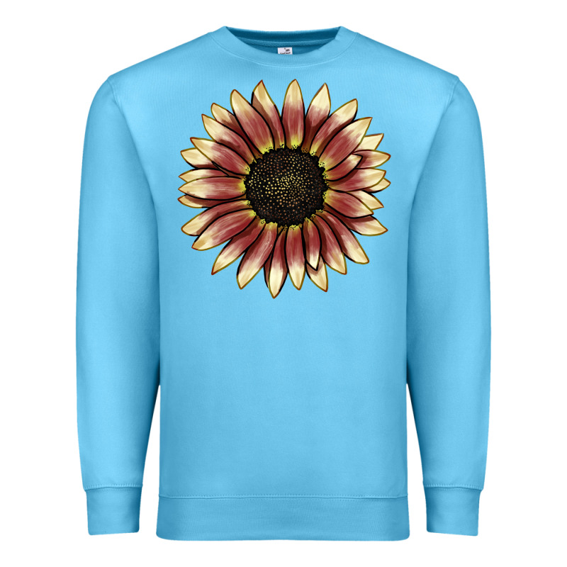 Strawberry Blonde Sunflower Premium Sweatshirt by LillyAllenDesigns | Teevron