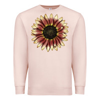 Pale Pink strawberry blonde sunflower Premium Sweatshirt - LillyAllenDesigns