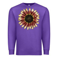 Purple strawberry blonde sunflower Premium Sweatshirt - LillyAllenDesigns