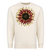 Sandshell strawberry blonde sunflower Premium Sweatshirt - LillyAllenDesigns