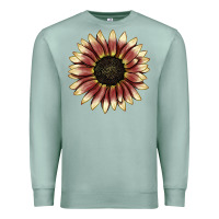Seafoam strawberry blonde sunflower Premium Sweatshirt - LillyAllenDesigns