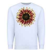 White strawberry blonde sunflower Premium Sweatshirt - LillyAllenDesigns