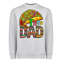 Heather Grey taco dad Heavyweight Sweatshirt - RanaPortraitStore