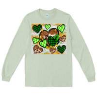 Matcha St. Patrick's Day hearts tumbler Long Sleeve Tee - Neo Western