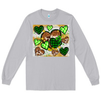 Moon Dust St. Patrick's Day hearts tumbler Long Sleeve Tee - Neo Western