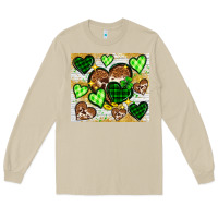 Mushroom St. Patrick's Day hearts tumbler Long Sleeve Tee - Neo Western