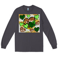 Smoke St. Patrick's Day hearts tumbler Long Sleeve Tee - Neo Western