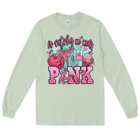Matcha in october we wear pink Long Sleeve Tee - AdoDesignShop