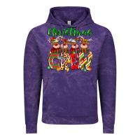 Cloud Purple christmas crew  deer Vintage Hoodie - MaliasSmallBusiness