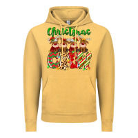 Vintage Mustard christmas crew  deer Vintage Hoodie - MaliasSmallBusiness