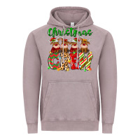 Vintage Zinc christmas crew  deer Vintage Hoodie - MaliasSmallBusiness