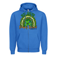 True Royal not lucky simply blessed rainbow Zipper Hoodie - Artiststas