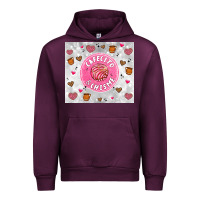 Mauve Wine cafecito y chisme Urban Hoodie - Artiststas