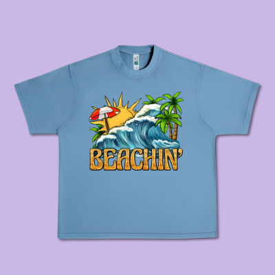 Beachin Urban Heavy Tee Designed By Texasbilliewilder