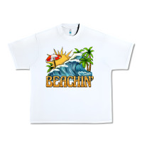 White beachin Urban Heavy Tee - texasbilliewilder