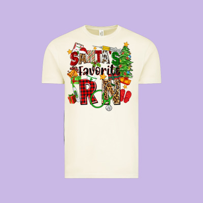 Vintage Tee santa's favorite rn