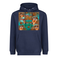 Navy spice spice baby pumpkin spice latte Heavyweight Hoodie - Jasminsmagicworld