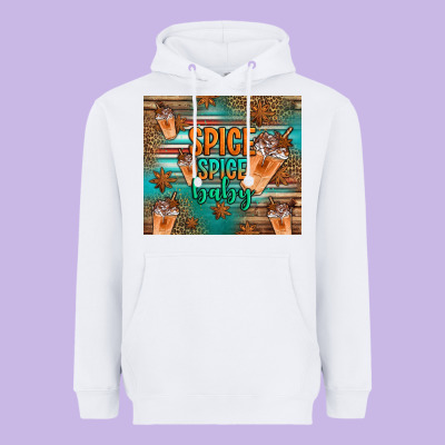 Spice Spice Baby Pumpkin Spice Latte Heavyweight Hoodie Designed By Jasminsmagicworld
