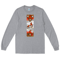 Heather Grey volleyball penwraps Long Sleeve Tee - HRA Design Shop