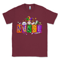 Burgundy nurse mardi gras Classic Tee - RacoonDesign