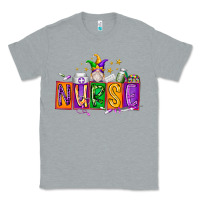 Heather Grey nurse mardi gras Classic Tee - RacoonDesign
