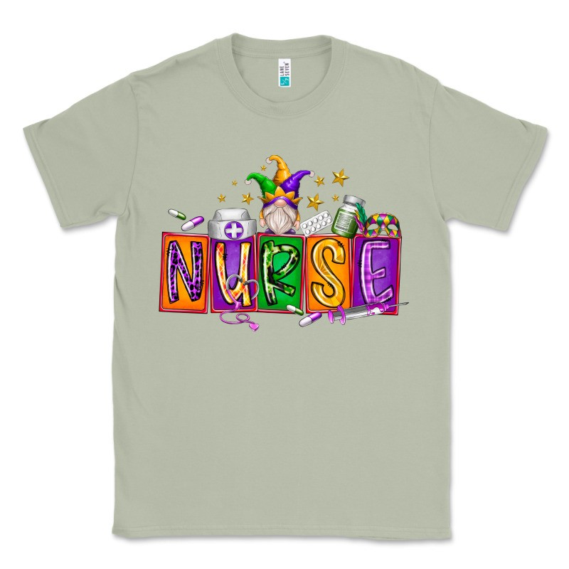 Nurse Mardi Gras Classic Tee by RacoonDesign | Teevron
