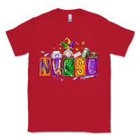 Red nurse mardi gras Classic Tee - RacoonDesign