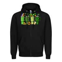 Black obsessive cup disorder st patrick s day Zipper Hoodie - Artiststas