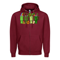 Burgundy obsessive cup disorder st patrick s day Zipper Hoodie - Artiststas