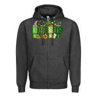 Charcoal Heather obsessive cup disorder st patrick s day Zipper Hoodie - Artiststas