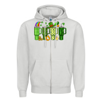 Dove Grey obsessive cup disorder st patrick s day Zipper Hoodie - Artiststas