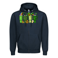 Navy obsessive cup disorder st patrick s day Zipper Hoodie - Artiststas