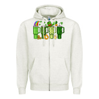 Oatmeal Heather obsessive cup disorder st patrick s day Zipper Hoodie - Artiststas
