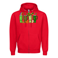 Red obsessive cup disorder st patrick s day Zipper Hoodie - Artiststas