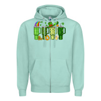 Seafoam obsessive cup disorder st patrick s day Zipper Hoodie - Artiststas