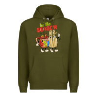 Army Green tis' the season mexican food Premium Hoodie - MaliasSmallBusiness