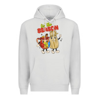 Dove Grey tis' the season mexican food Premium Hoodie - MaliasSmallBusiness