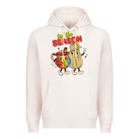 Pale Pink tis' the season mexican food Premium Hoodie - MaliasSmallBusiness