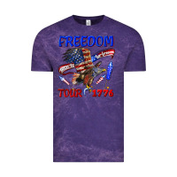 Cloud Purple freedom born to be free tour 1776 Vintage Tee - texasbilliewilder