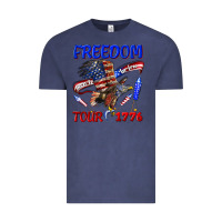 Vintage Denim freedom born to be free tour 1776 Vintage Tee - texasbilliewilder