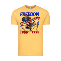 Freedom Born To Be Free Tour 1776 Vintage Tee | Teevron