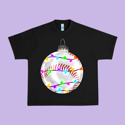 Christmas Baseball Urban Heavy Tee Designed By Ranaportraitstore